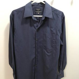 Navy blue Dockers dress shirt size 15-15 1/2